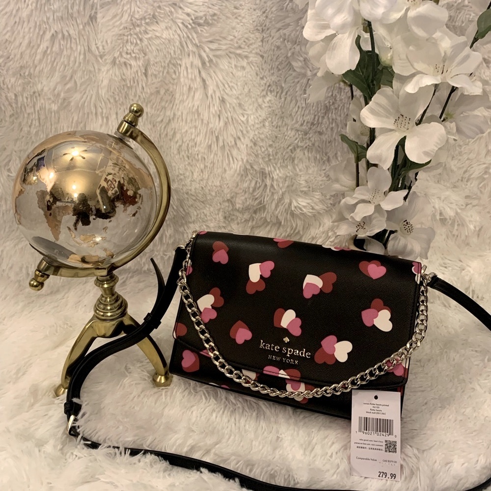Kate Spade -Carson Flutter Hearts Ctossbody